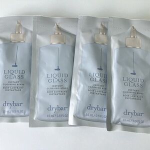 4 pc Drybar bundle- Liquid Glass instant glossing rinse . 15 ml each